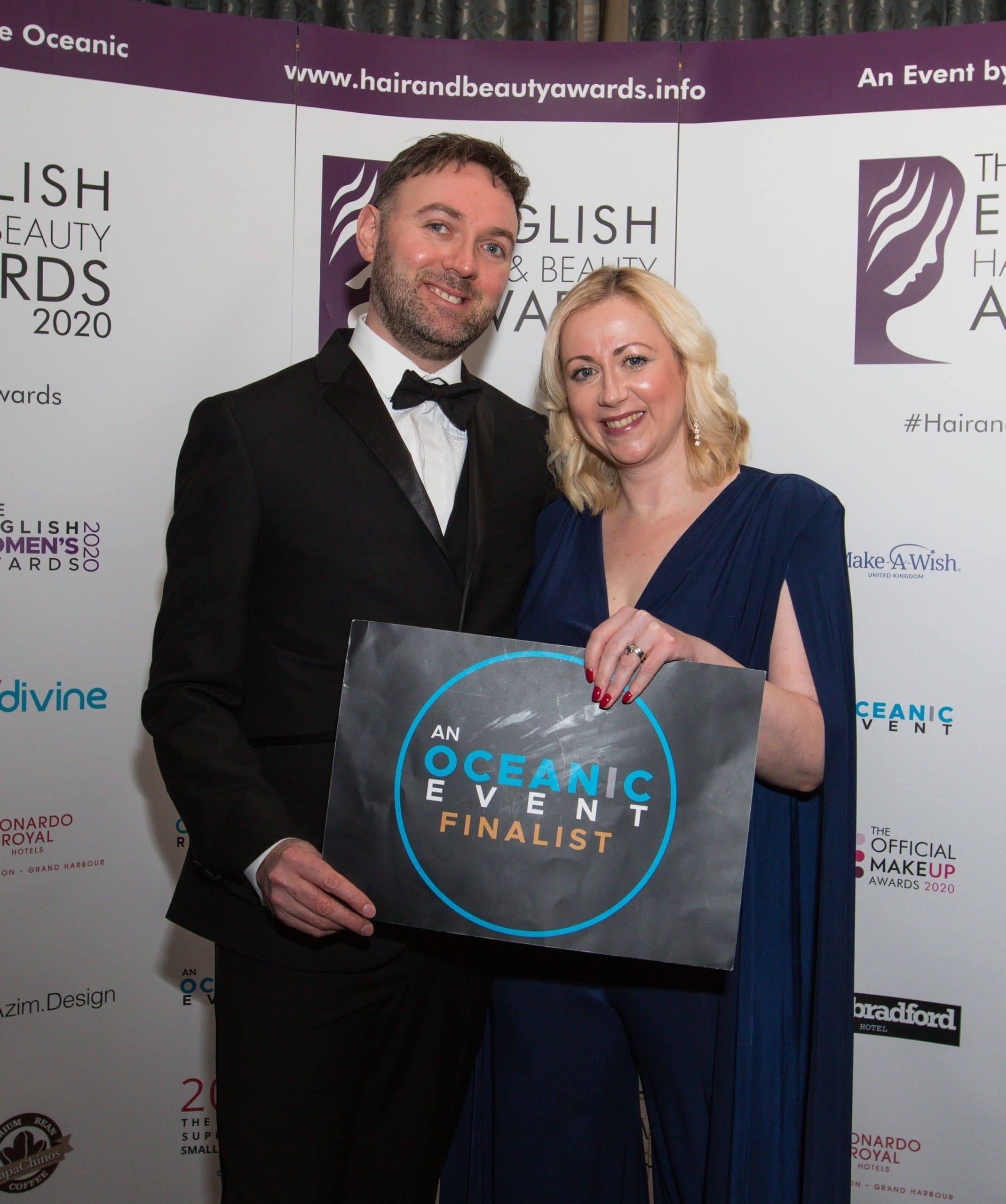 English Hair and Beauty awards 2020 finalists picture at the awards ceremony English Hair and Beauty awards 2020 finalists picture at the awards ceremony